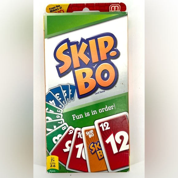 Mattel Games Skip-Bo Card Game - Picture 1 of 3